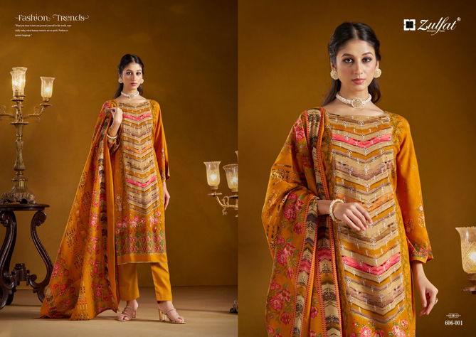 Aayat Vol 8 By Zulfat Viscose Printed Dress Material Wholesale Shop In Surat